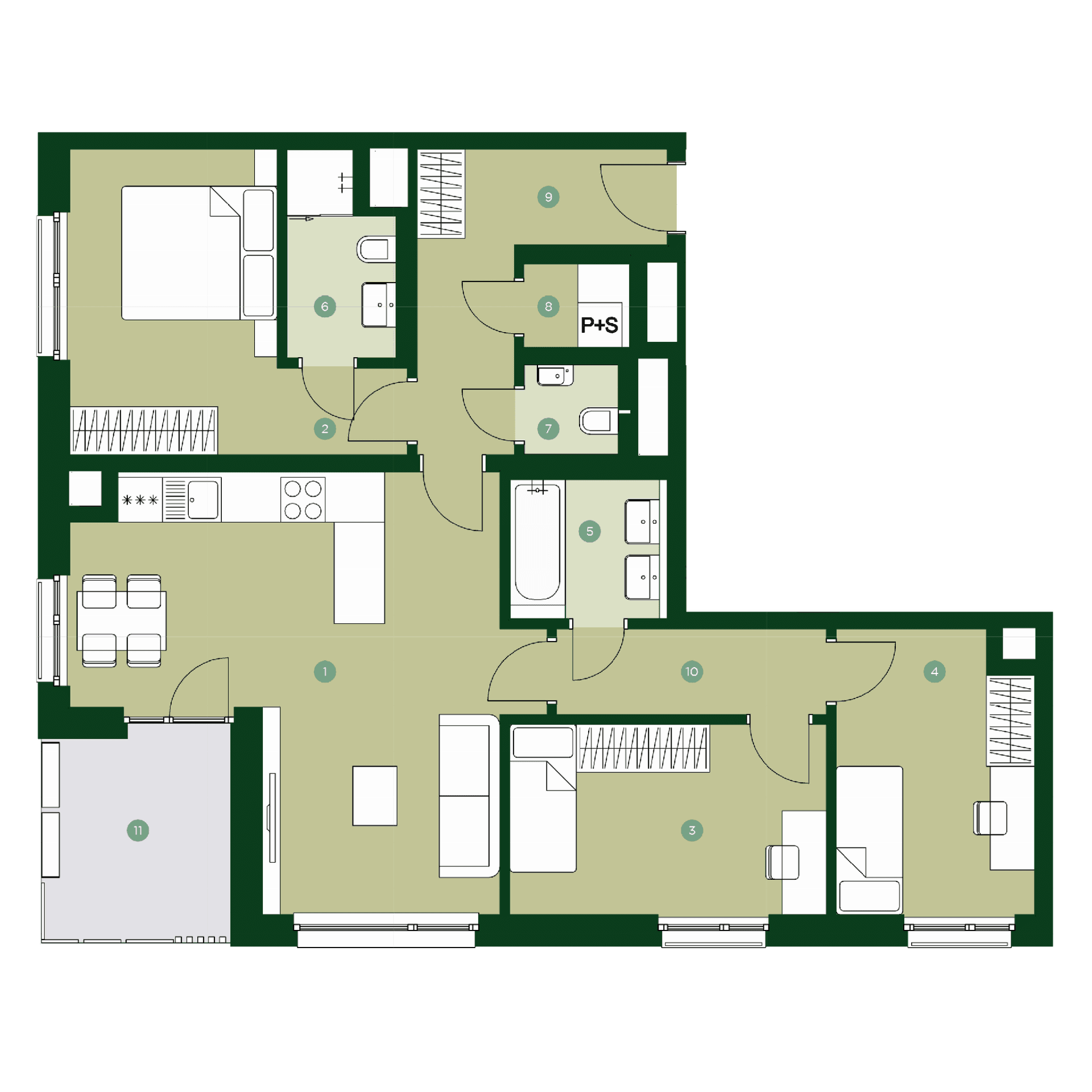 Floorplan TB 3.301
